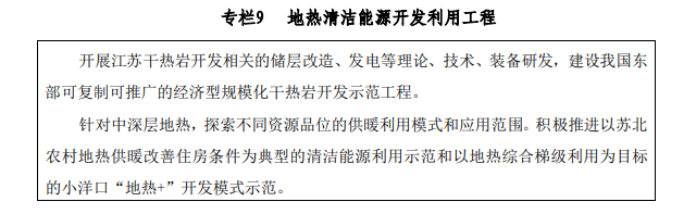 江蘇省礦產資源總體規(guī)劃：推進“地熱+”開發(fā)模式示范-地熱資源開發(fā)利用-地大熱能