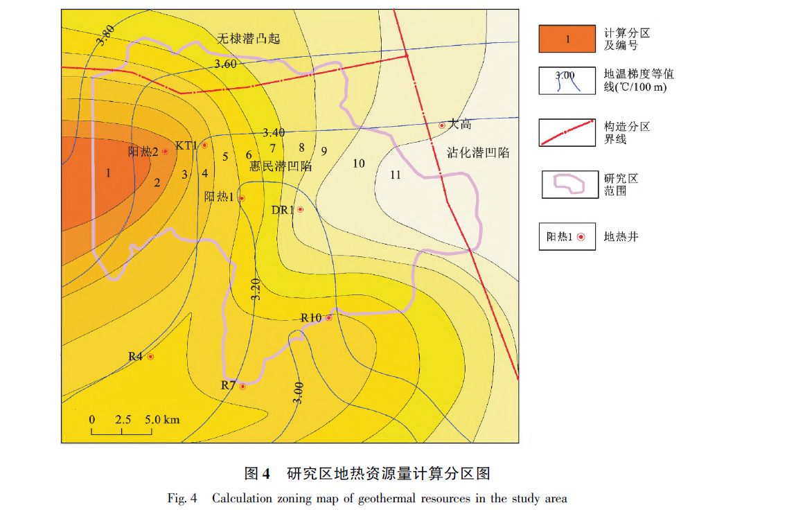 山東省陽信縣東部地區(qū)地?zé)岬刭|(zhì)特征及資源量評(píng)價(jià)-地?zé)豳Y源開發(fā)利用-地大熱能